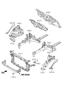 64547C3000-BRKT-FFENDERRH