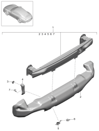 99150514100-Bumper mounting kit