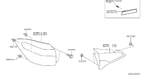 265502FL0B-LAMP COMB RR,RH