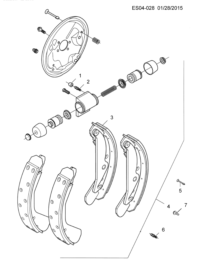 92098458-Valve, rr. brake emission