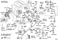 16282F3070-Hose, water by-pass, no.5
