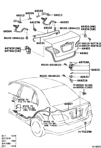 6440102130-PANEL SUB-ASSY, LUGGAGE COMPARTMENT DOOR