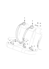 56D857805A-S/belt assy -3