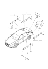 4H0035503A-Antenna assy-roof