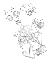 BKT200021-Machining, alternator upper bracket