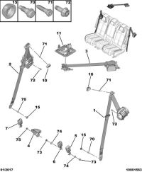 YL005381XX-S/belt assy-rr