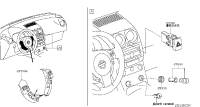 25550JE50C-SWITCH ASSY-S/WHEEL REMOCON