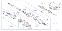 391016CR1A-SHAFT ASSY FRON