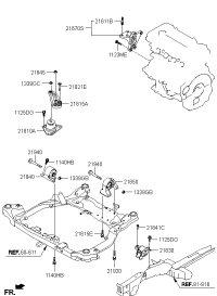 218100Q000-BRACKET ASSY-ENGINE MTG