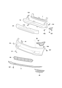 56D805705A-PORSCHE CAYENNE GUIDE LTRL RH