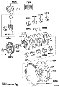 134050Y060-FLYWHEEL SUB-ASSY