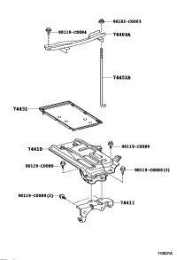 7440402490-CLAMP SUB-ASSY, BATTERY