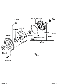 321010D010-GEAR SUB-ASSY, DRIVE PLATE & RING