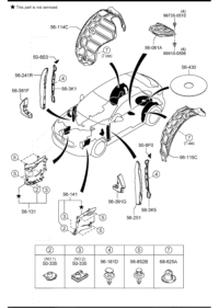 DHB4561H1-GUARD(R),MUD-REAR