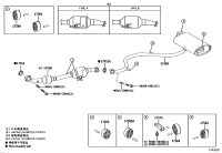 17410F2080-PIPE ASSY, EXHAUST, FRONT