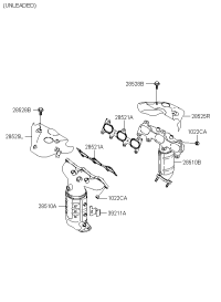 285103E770-MANIFOLD CATALYTIC ASSY-EXH.RH