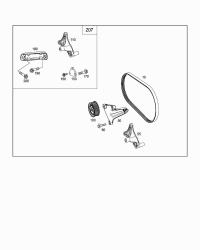 0039934096-RIBBED V BELT-A(W176)