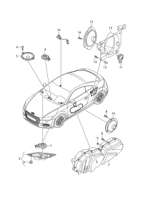 8S0035399A-Speaker assy-tweeter