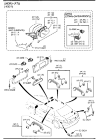 GV2B691A7-HOUSING(L),DR MIRROR