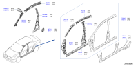 G60303AWBB-Body assy-side, rh