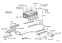 1715050050-MANIFOLD SUB-ASSY, EXHAUST, LH