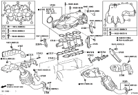 1714031820-MANIFOLD SUB-ASSY, EXHAUST, RH