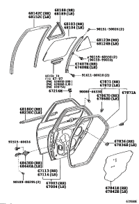 681240D021-GLASS RR DOOR