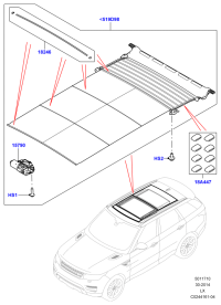 LR038282-BOLTRR SUSP STABILIZER