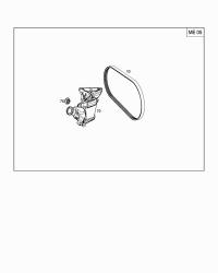 0039931496-RIBBED V BELT-A(W176)