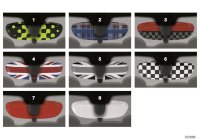 51162353315-COVER, INNER REAR VIEW MIRROR STAY HOLDER