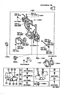 9031199006-SEAL, ENGINE REAR OIL