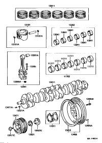117016602102-BEARING, CRANKSHAFT