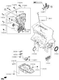 213502E450-COVER ASSY-TIMING CHAIN