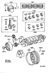 1170475020-BEARING SET, CRANKSHAFT