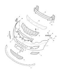 30000450-ABSORBER ENERGY,FRONT BUMPER