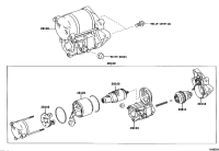 2810050110-STARTER12V 13T 1.4KWTOY CAMRY 4 CYL
