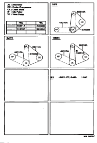 9091602386-BELT, V(FOR VANE PUMP)