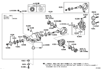 4165130130-Cushion, rear differential mount, no.1