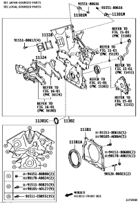 113100P030-TIMING CHAIN COVER