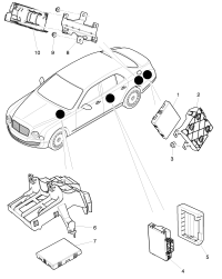 4H0907064AF-Comfort/convenience system/center cont