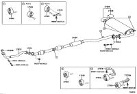 174100V010-PIPE ASSY, EXHAUST, FRONT