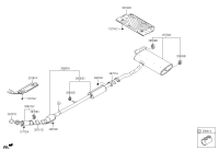 28600S6130-MUFFLER COMPLETE-CENTER