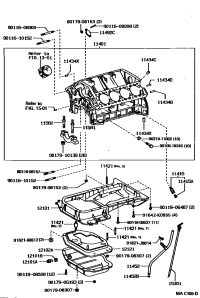 9011606110-BOLT, STUD(FOR OIL PAN)