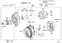 270600C020-ALTERNATOR, 12V 80A 4PK, TOYOTA