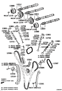 1305031040-GEAR ASSY, CAMSHAFT TIMING