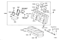 7269320060-HOOK, REAR SEAT CUSHION LOCK