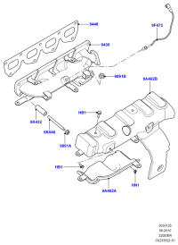 LR022333-GASKET,W.PUMP INLET