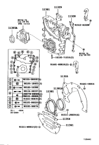 1130175050-CASE SUB-ASSY, TIMING GEAR