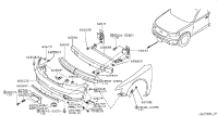 62054CM80A-BRACKET-BUMPER
