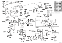 5506158020-REGISTER SUB-ASSY, INSTRUMENT PANEL, N0.2